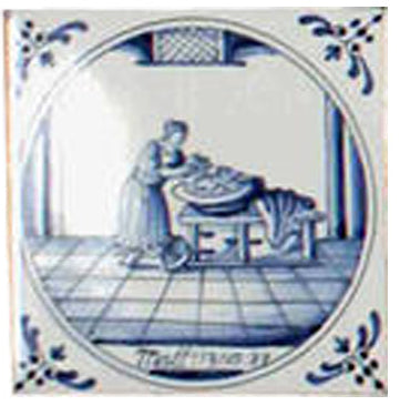 Bijbel tegel 19B - 130 x 130