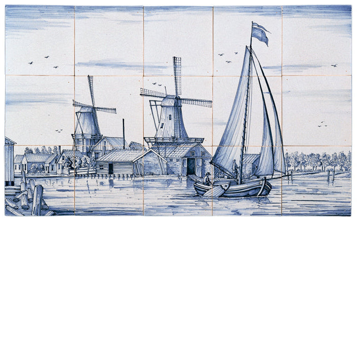 Scheepstafereel 390 x 650 x 8