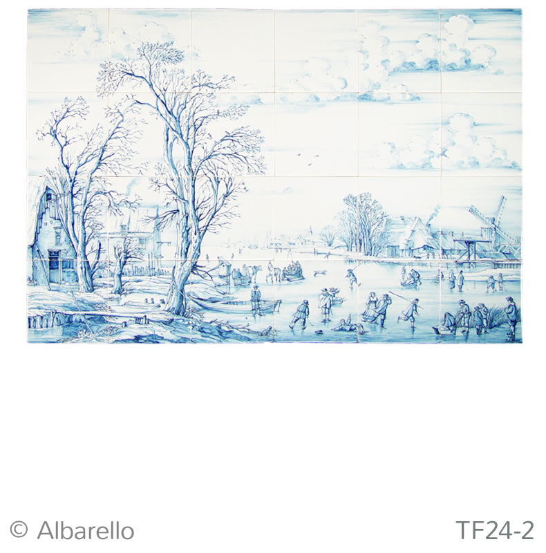 Winterlandschap 520 x 780 x 8