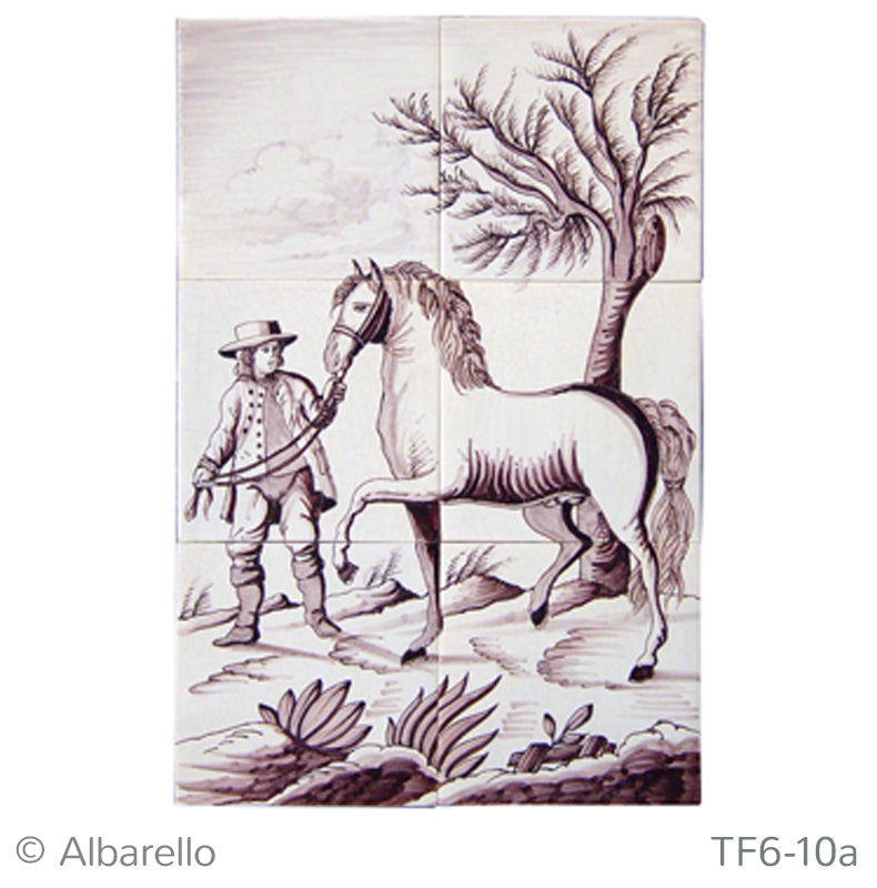 Boer met Paard 390 x 260 x 8
