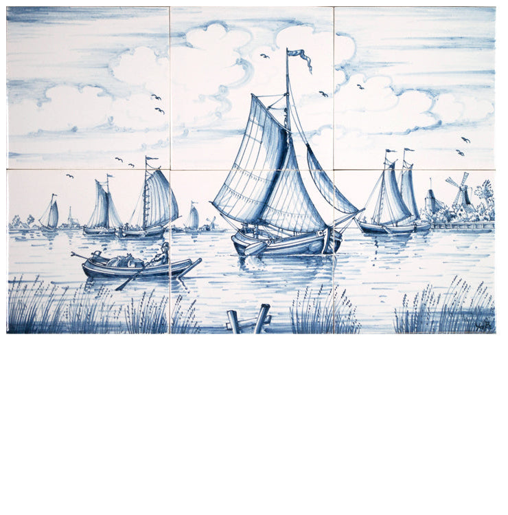 Scheepstafereel 260 x 390 x 8