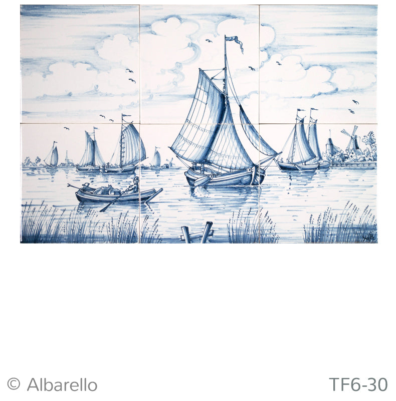 Scheepstafereel 260 x 390 x 8