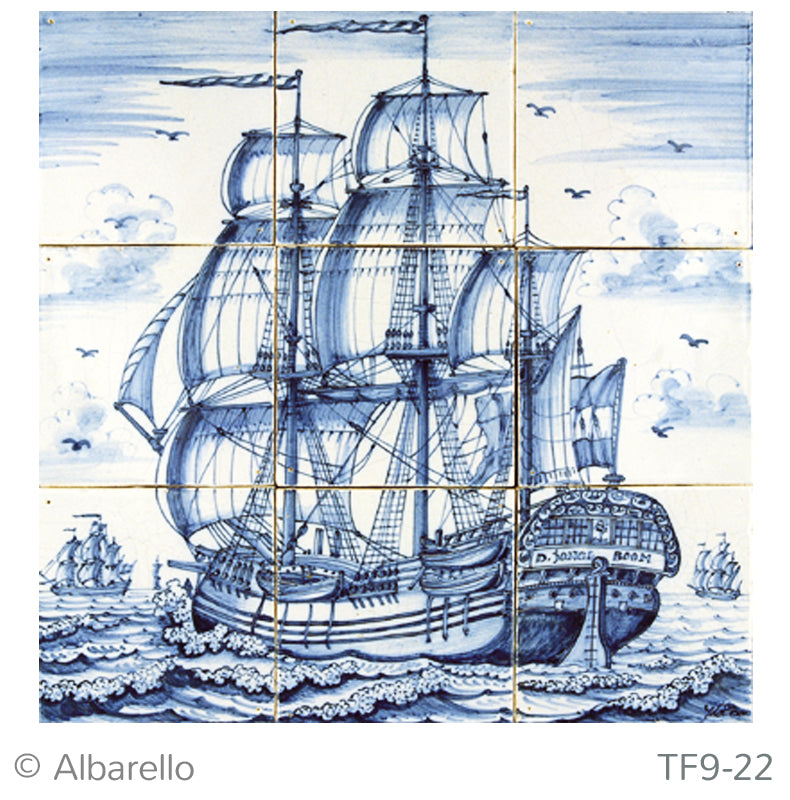 Walvisvaarder 390 x 390 x 8