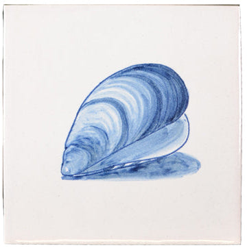Schelp 2 Blauw  - 130 x 130