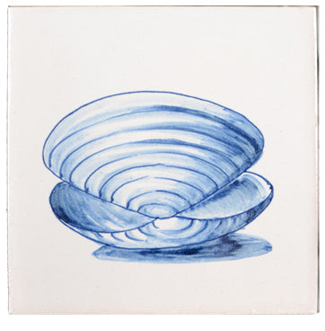 Schelp 3 Blauw  - 130 x 130