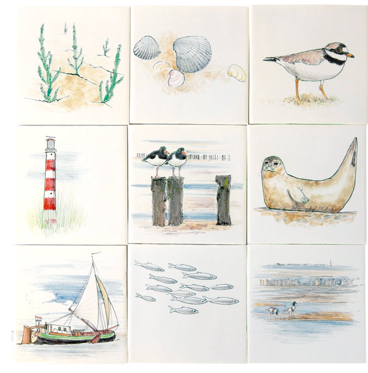 Waddenleven - 130 x 130 set (9 stuks)