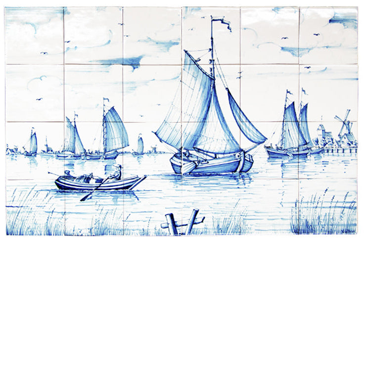 Scheepstafereel groot 520 x 780 x 8