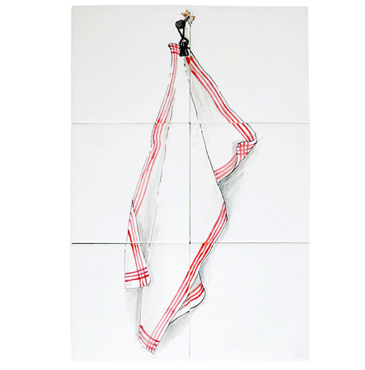 Handdoek 390 x 260 x 8