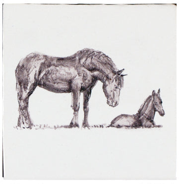 Paard 7  - 130 x 130