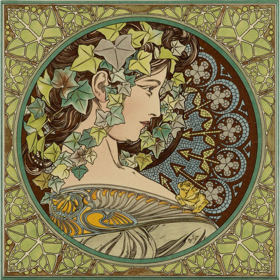 Ivy on Country White 152 x 152