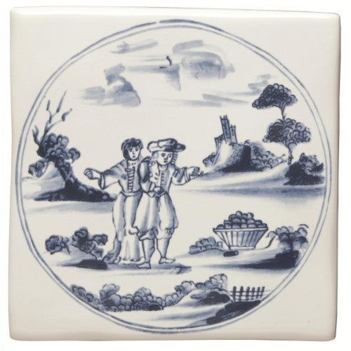 Couple With Basket 127 x 127 x 10
