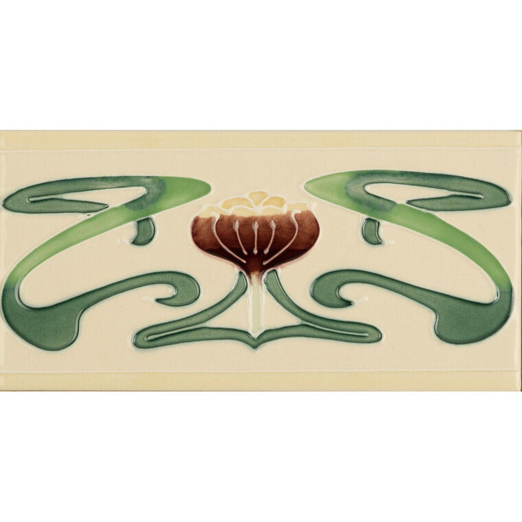 Belle Epoque Border on Country White , 152 x 76 x 7