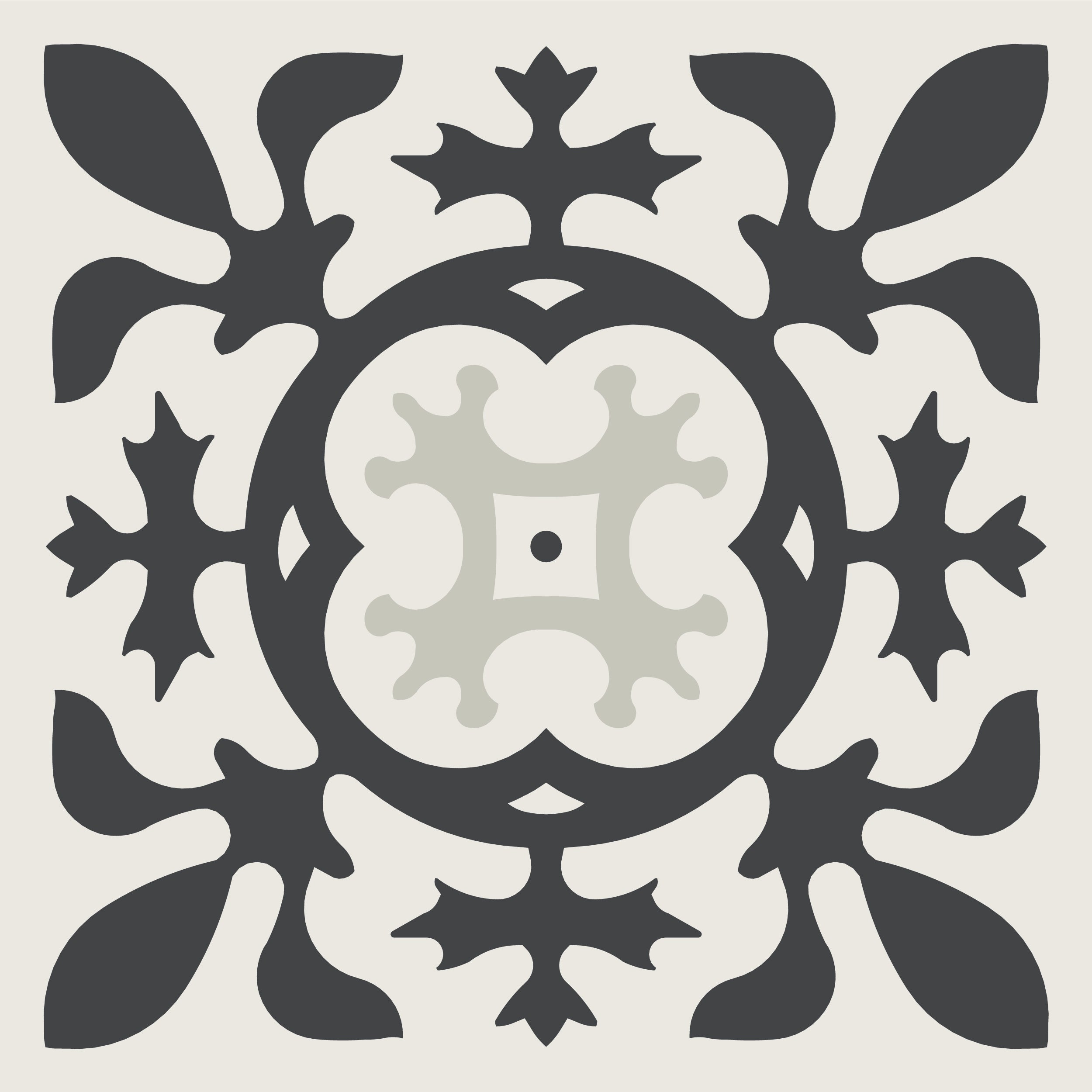 Winckelmans Encruste ENC02 BAS-NOI-PER 70 x 70 x 9