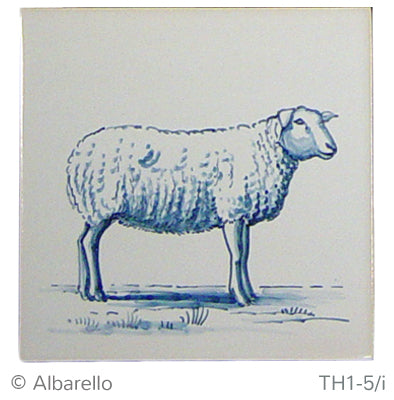 Schaap Blauw (Dieren rond de boerderij) 130 x 130 x 8