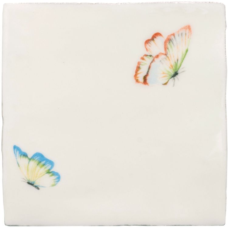 Pandora White and Azure Angel 130 x 130