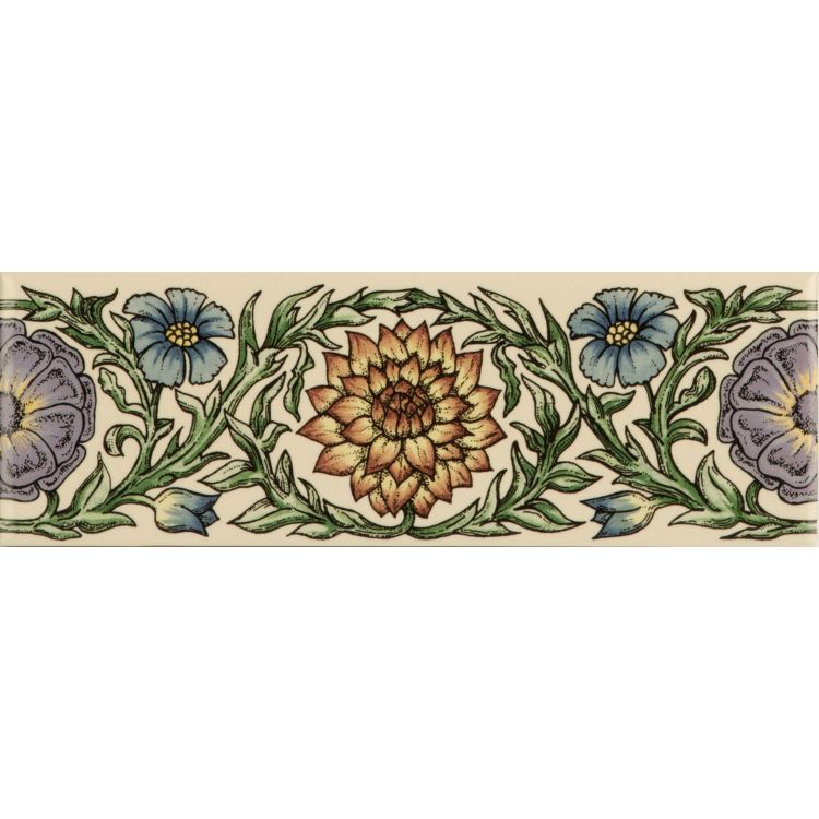 Knot Garden Blue & Yellow 152 x 50