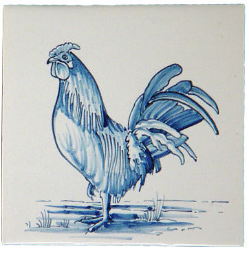 Haan Blauw (Dieren rond de boerderij) 130 x 130