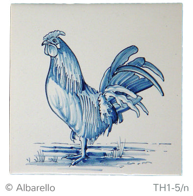 Haan Blauw (Dieren rond de boerderij) 130 x 130 x 8