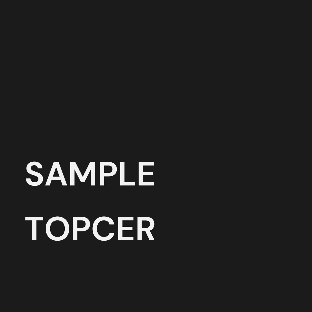 Sample Topcer
