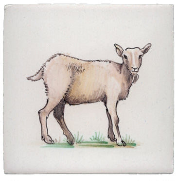 Geit 1 (Dieren rond de boerderij) 130 x 130 x 8