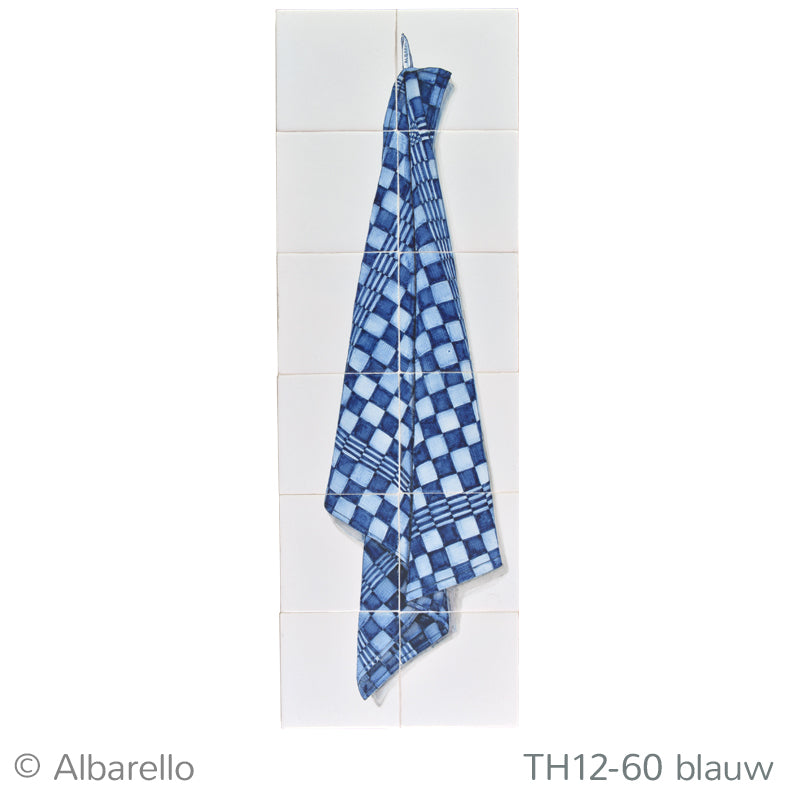 Theedoek Blauw 780 x 260 x 8