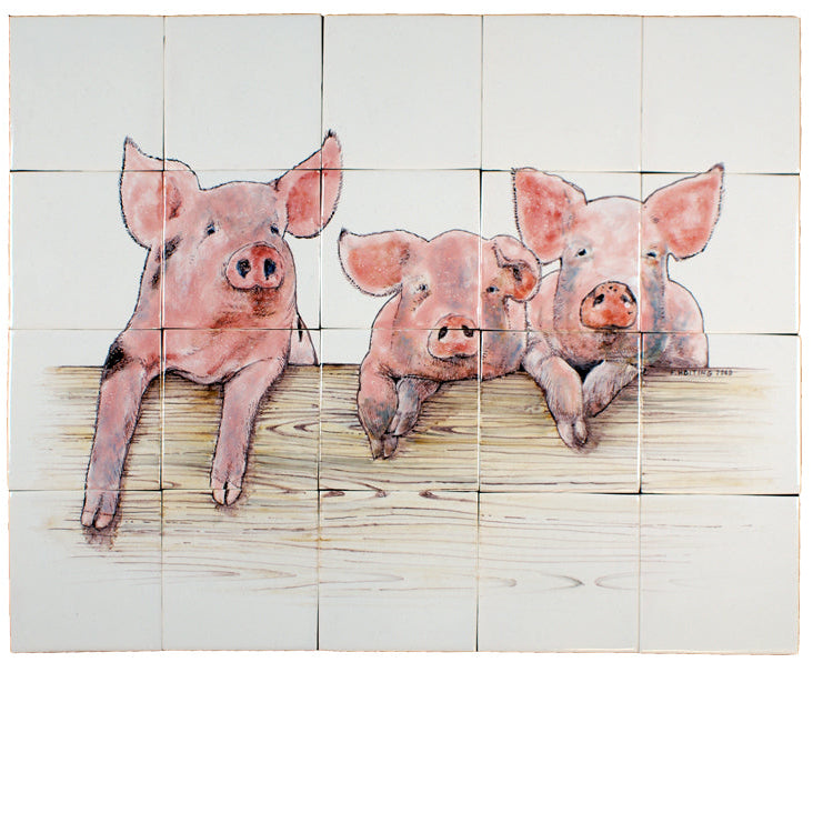 Drie Varkens 520 x 560 x 8
