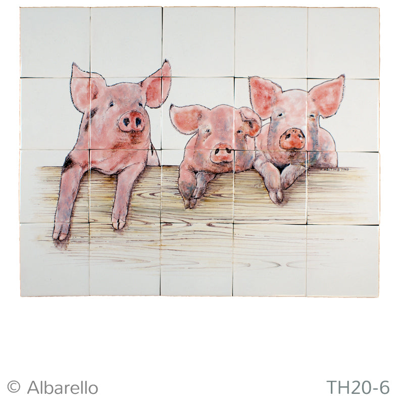 Drie Varkens 520 x 560 x 8