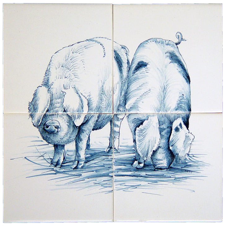 Varkens Blauw 260 x 260 x 8