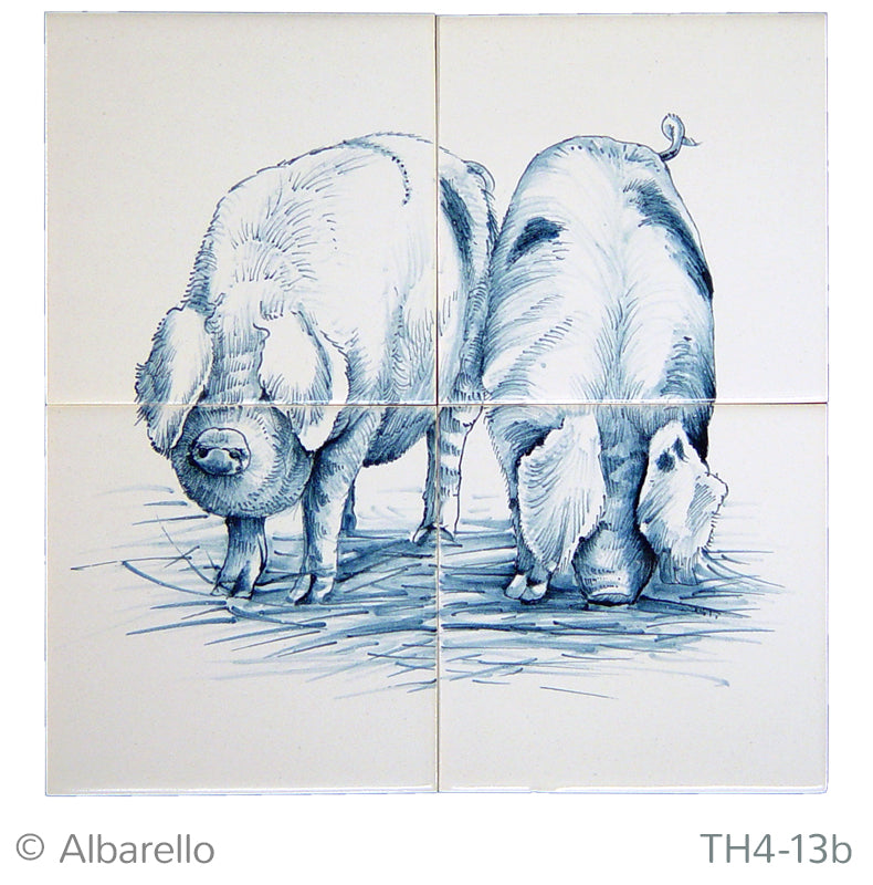 Varkens Blauw 260 x 260 x 8