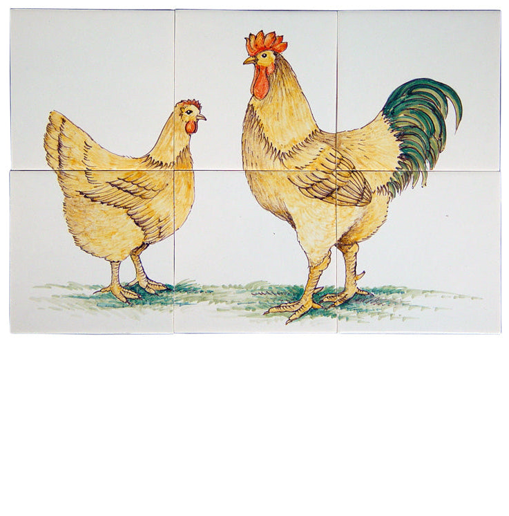 Haan en Hen Kleur 260 x 390 x 8