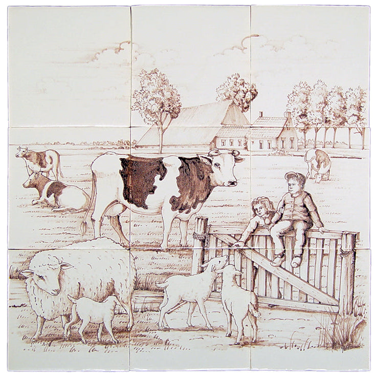 Boerderijdieren naar Cornelis Jetses 390 x 390 x 8