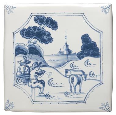 Pastoral Scene 127 x 127 x 10